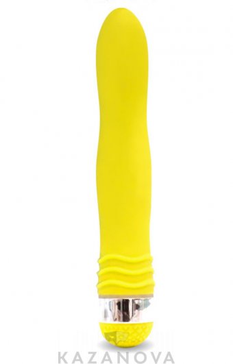 Вибратор SexyFriend жёлтый 17,5 см