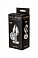 Фото-3 Анальная втулка Lola Toys Diamond Sparkle Large металлическая серебристая с прозрачным кристаллом