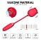 Фото-3 Вакуум-волновой бесконтактный стимулятор клитора Rose Vibrator с вибрацией 10 режимов красный