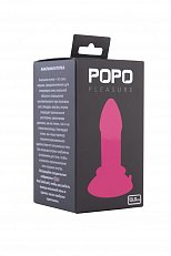 Анальная втулка POPO Pleasure из TPE розовая 13,0 см
