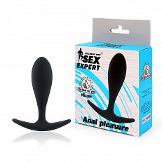 Анальная втулка Sex Expert Anal Pleasure черная 194