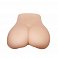 Фото-3 Мастурбатор Crazy Bull Vagina and Anal в виде попки из киберкожи с двумя входами и вибрацией