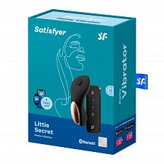 Клиторальный вибратор для трусиков Satisfyer Little Secret с приложением и пультом д/у