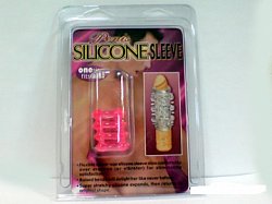 Насадка Seven Creations из силикона красная