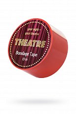 Лента бондажная Theatre красная 15 м