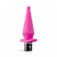 Анальная втулка Lil'Vibe Plug с вибрацией перезаряжаемая из медицинского силикона розовая 13.5 см