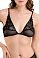 Бралетт Erolanta Lingerie из эластичной сетки со вставками из кружева с застежкой спереди