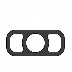 Кольцо эрекционное Baile Eriction Ring из силикона чёрное