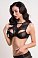 Бралетт Erolanta Lingerie из эластичной сетки со вставками из кружева и декоративными вырезами