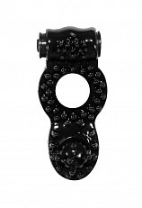 Виброкольцо эрекционное Lola Toys Ringer чёрное