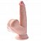 Фото-1 Фаллоимитатор King Cock Plus Fanta Flesh 3D реалистичный на присоске телесный 12,7 см