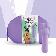 Минивибратор Feelz Toys Mister Bunny с 2 сменными насадками