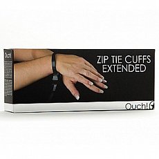 Наручники Zip Tie Cuffs Extended из тонкого пластикового жгута