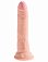 Фаллоимитатор King Cock Plus Soft Skin реалистичный на присоске телесный 21 см