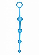 Анальная цепочка Funky butt beads голубая