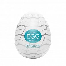 Мастурбатор с рельефом в виде волн EGG Wavy 2