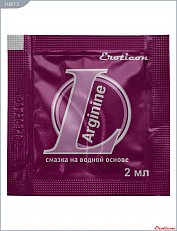 Любрикант Eroticon L-Arginine на водной основе возбуждающий 2 мл