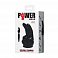 Фото-8 Насадка стимулирующая Power Head Double Finger из TPR для массажера черная