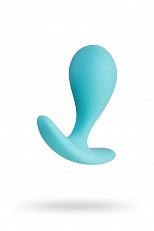 Анальная втулка ToyFa ToDo Blob из силикона бирюзовая