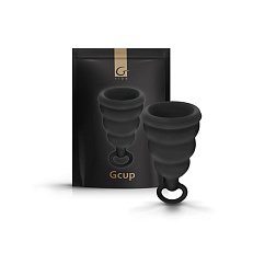 Менструальная чаша Gvibe Gcup с защитой от протечек черная