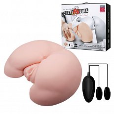 Мастурбатор Crazy Bull Realistic Vagina and Ass с вибрацией 023