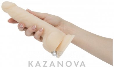 Фото-4 Вибратор с вращением Addiction Naked с пультом д/у 20 см