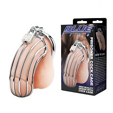 Пояс верности мужской Blue Line Prisoner Cock Cage металлический