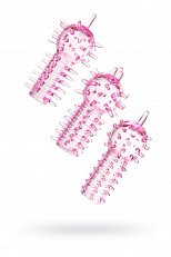 Набор насадок на палец Finger Sleeve Set розовые 3 шт.