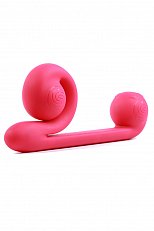 Вибромассажер Snail Vibe силиконовый розовый