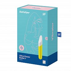 Вибропуля Satisfyer Ultra Power Bullet 7 перезаряжаемая из силикона