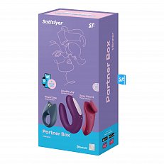 Набор Satisfyer Partner Box 3 (кольцо Royal One, Double Joy, Sexy Secret)