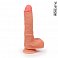 Фото-1 Фаллоимитатор EroWoman Realistic телесный реалистичный с мошонкой на присоске 21 см 070