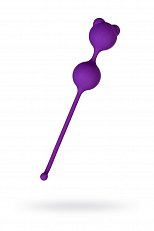 Вагинальные шарики A-Toys Pleasure Balls силиконовые фиолетовые