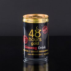 Напиток возбуждающий 48 Hours Gold с женьшенем 150 мл.