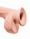 Фото-5 Фаллоимитатор King Cock Plus Soft Skin реалистичный на присоске телесный 24,1 см