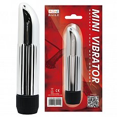 Вибратор Lady Finger Vibe Silver многоскоростной ребристый