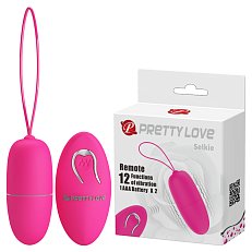 Виброяйцо Pretty Love Selkie с пультом д/у 12 режимов