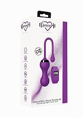 Виброяйцо Sexercise Kegel Egg с пультом д/у из силикона фиолетовое
