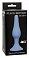 Фото-1 Анальная втулка Lola Toys Slim Anal Plug medium силиконовая голубая