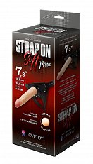 Страпон Strap On Soft Prince с двумя насадками 18.5 см 403