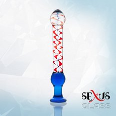 Фаллоимитатор стеклянный Sexus Glass 20 см