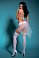Фото-3 Костюм невеста Candy Girl Gabriela - бюстгалтер, трусики-пояс с фатой, чулки