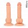 Фото-1 Фаллоимитатор EroWoman Realistic телесный реалистичный с мошонкой на присоске 19,5 см 057