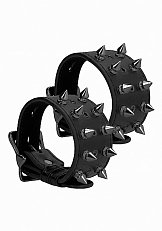 Наручи Skull & Bones Spiked handcuffs черные