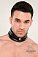 Ошейник Maskulo Armored черный с кольцом
