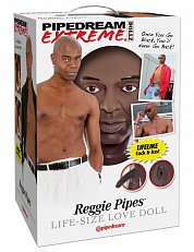 Кукла надувная-мужчина Reggie Pipes с реалистичным лицом