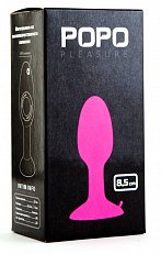 Анальная втулка со смещённым центром тяжести Popo Pleasure 10 см 308
