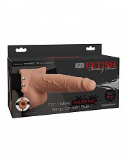 Страпон c полостью Fetish Fantasy реалистичный c эффектом эякуляции