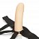 Фото-2 Страпон мужской Calexotics Jock Strap из силикона телесного цвета