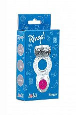 Виброкольцо эрекционное Lola Toys Ringer прозрачное